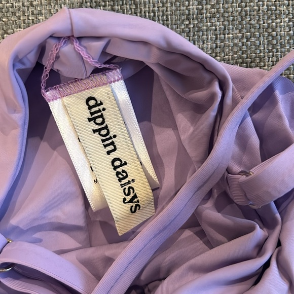 Dippin Daisy's Bliss One Piece Swimsuit Size M Color Amethyst - Picture 8 of 13